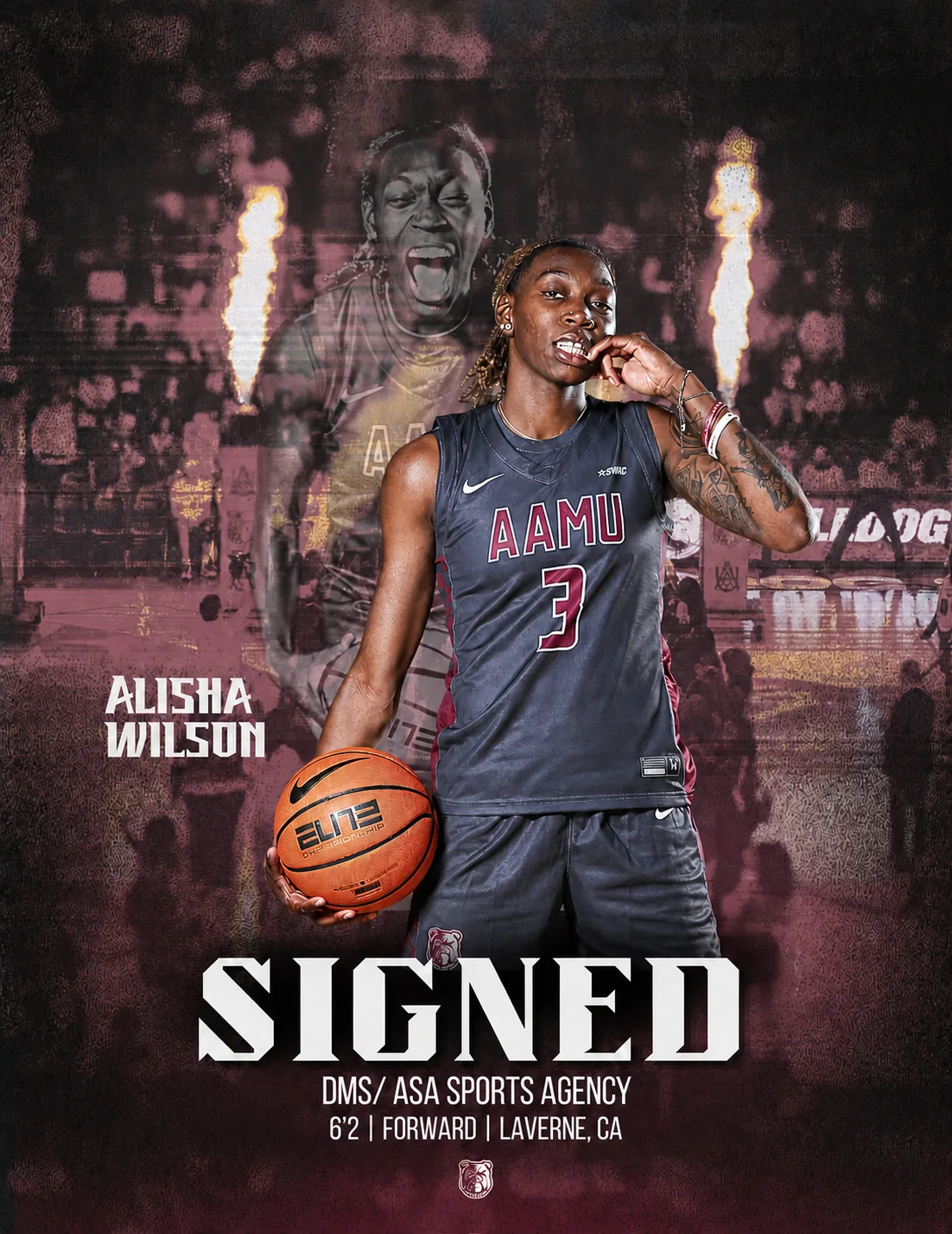 Alisha Wilson signing announcement
