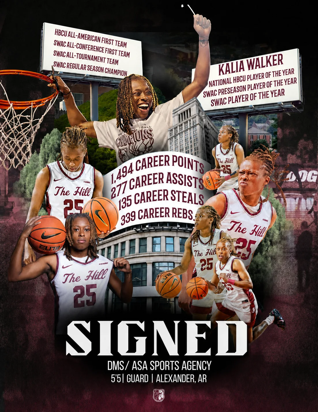 Kalia Walker signing announcement
